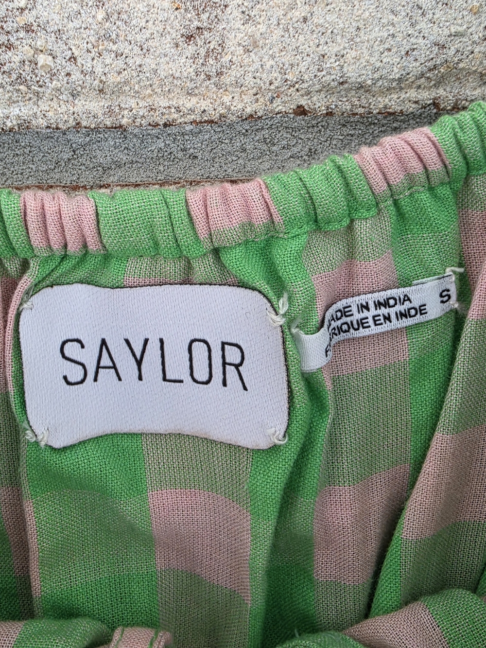NWT Saylor Kasia Romper in Pink & Green - Picture 5 of 5